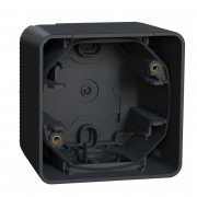 Бокс 1-місний Schneider Electric Mureva Styl для накладного монтажу IP55 антрацит MUR37911