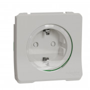 Механізм розетки Schneider Electric Mureva Styl із заземленням та шторками IP55 білий MUR39134