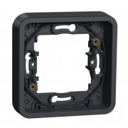 Рамка 1-постовая Schneider Electric Mureva Styl без винтов IP55 антрацит MUR34107