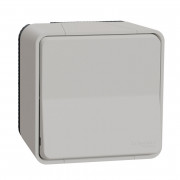 Вимикач кнопковий Schneider Electric Mureva Styl IP55 білий MUR39026