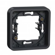 Рамка 1-постовая Schneider Electric Mureva Styl с винтами IP55 антрацит MUR34108