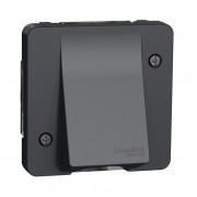 Механизм вывода кабеля Schneider Electric Mureva Styl IP55 антрацит MUR37931