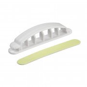 Фиксатор кабеля Schneider Electric Unica New пластик белый 5 шт INS61209