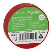 Ізолента Schneider Electric Thorsman 19 мм 20 м червоний 2420100
