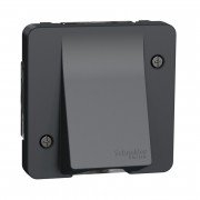 Механізм виведення кабелю Schneider Electric Mureva Styl IP55 антрацит MUR37931