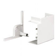 Кут плоский для кабель-каналу Schneider Electric OptiLine 45 85х55 мм пластик білий ISM10203P
