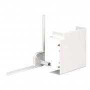 Кут плоский для кабель-каналу Schneider Electric OptiLine 45 140х55 мм пластик білий ISM10303P