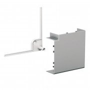 Кут плоский для кабелю-каналу Schneider Electric OptiLine 45 95х55 мм під алюміній ISM10253