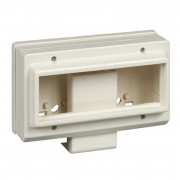 Коробка установка під розетки Schneider Electric Ultra W45 3-модульна пластик білий ETK20597