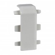 Накладка на стык для кабель-канала Schneider Electric Ultra 151х50 мм (75 мм+40 мм) пластик белый ETK151702