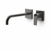 Змішувач для раковини Tres Project-Tres одноважільний металевий чорний 21130002KM