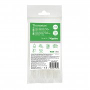 Кабельная стяжка Schneider Electric Thorsman 120х2,5 мм белый 100 шт IMT46252