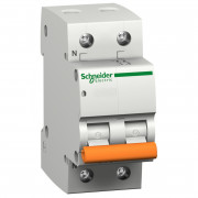 Автоматичний вимикач Schneider Electric Домовий ВА63 1П+Н 20A C 4,5 кА 11214