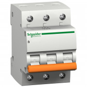 Автоматичний вимикач Schneider Electric Домовий ВА63 3П 20A C 4,5 кА 11224