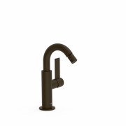 Змішувач для біде Tres Project-Tres одноважільний з поворотним виливом бронзовий чорний 21122401KMB
