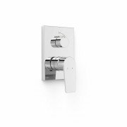 Смеситель для душа Tres Project-Tres (2 канала) встраиваемый однорычажный хром 21128001