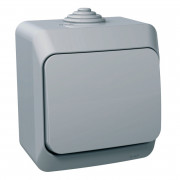 Выключатель проходной Schneider Electric Cedar Plus 1-клавишный серый WDE000660