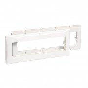 Супорт із рамкою в кабель-канал Schneider Electric Ultra 4 модуля ПВХ білий ISM15403