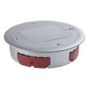 Лючок під міні-колону/трубний перехідник Schneider Electric OptiLine 45 цинк хромований INS40550