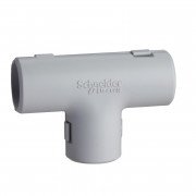 Трійник Schneider Electric Mureva 20 мм ПВХ сірий ENN44320