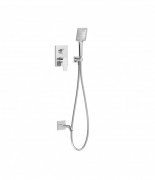 Душевая система скрытого монтажа Tres Project-Tres с изливом и однорычажным смесителем хром 21128070