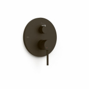 Смеситель для душа Tres Study Exclusive (2 канала) встраиваемый однорычажный бронзовый черный 26228001KMB