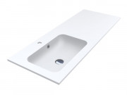 Раковина для ванной Miraggio Della 1200 L Mirasoft Technology белый матовый 0001076