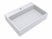 Раковина для ванной Miraggio Mares 600 Mirasoft Technology белый матовый 0001100