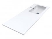 Раковина для ванной Miraggio Della 1200 R Mirasoft Technology белый матовый 0001077