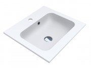 Раковина для ванної кімнати Miraggio Della 500 Mirasoft Technology білий матовий 0001068