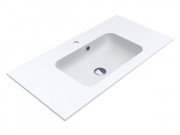 Раковина для ванної кімнати Miraggio Della 900 Mirasoft Technology білий матовий 0001071