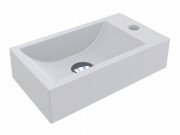 Раковина для ванної Miraggio Faro 40,8 х22, 7 см Mirasoft Technology білий матовий 0001081