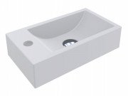 Раковина для ванної Miraggio Faro R 40,8 х22, 7 см Mirasoft Technology білий матовий 0001083