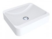 Раковина для ванной Miraggio Geneva 44,5х39,5 см Mirasoft Technology белый матовый 0001087