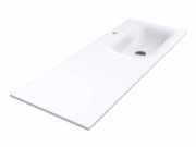 Раковина для ванної кімнати Miraggio Jessel 1200 R Mirasoft Technology білий матовий 0001587