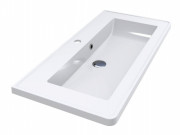 Раковина для ванної Miraggio Rostriks Tres 80х42 см Miramarble білий 0001540