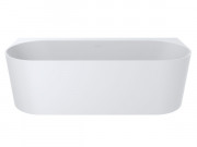 Ванна із штучного каменю Miraggio Bali 170х75 см Mirasoft Technology білий матовий 0001036