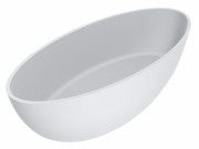 Ванна із штучного каменю Miraggio Madonna 180х80 см Mirasoft Technology білий матовий 0001041