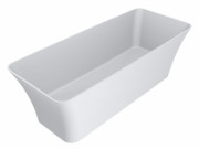 Ванна із штучного каменю Miraggio Bonita 180х75,5 см Miramarble білий матовий 0000266