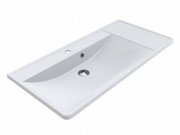 Раковина для ванной Miraggio Sacramento 100,1х48,1 см Mirasoft Technology белый матовый 0001114