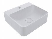 Раковина для ванной Miraggio Seed 43х39 см Mirasoft Technology белый матовый 0001116