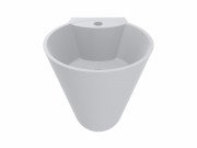 Раковина для ванної Miraggio Smart Ø37 см Mirasoft Technology білий матовий 0001118