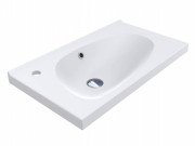 Раковина для ванної Miraggio Titania 69,5х39,6 см Mirasoft Technology білий матовий 0001121