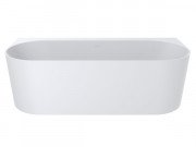 Ванна із штучного каменю Miraggio Bali 170х75 см Mirasoft Technology білий матовий 0001036