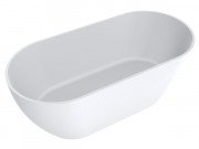Ванна із штучного каменю Miraggio Greenland 168х80,5 см Mirasoft Technology білий матовий 0001029