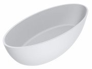 Ванна из искусственного камня Miraggio Madonna 180х80 см Mirasoft Technology белый матовый 0001041