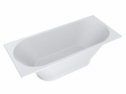 Ванна зі штучного каменю Miraggio Tasmania 180х80 см Mirasoft Technology білий матовий 0001128