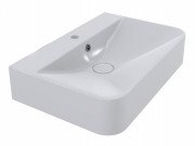 Раковина для ванной Miraggio Chamonix 65,5х43,2 см Miramarble белый 0000759