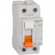 Диференціальний вимикач навантаження Schneider Electric Домовий ВД63 2P 63A 300мA 11456