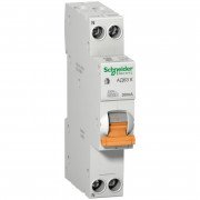Дифференциальный автоматический выключатель Schneider Electric Домовой АД63К 1P+N 25A С 30мA 18 мм 12524